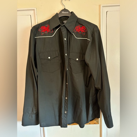 Rare Sailor Jerry western lucky embroidered shirt - Picture 5 of 6